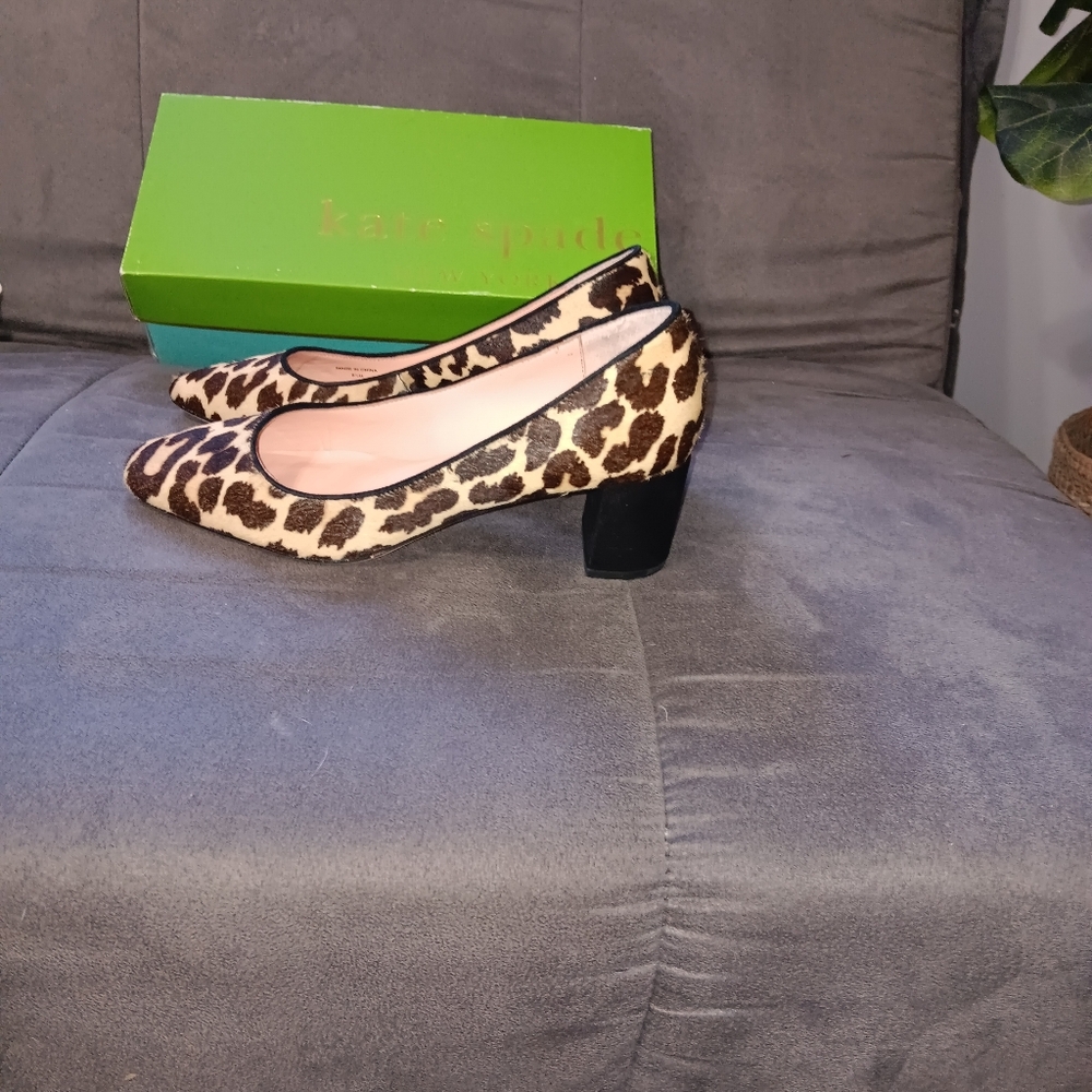 Kate Spade calf print shoes 8.5
